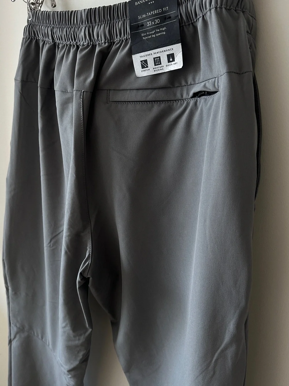 Banana Republic Men's Gray Performance Joggers
